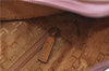 Authentic GUCCI Shoulder Hand Bag Purse Suede Leather 0013386 Pink J9598
