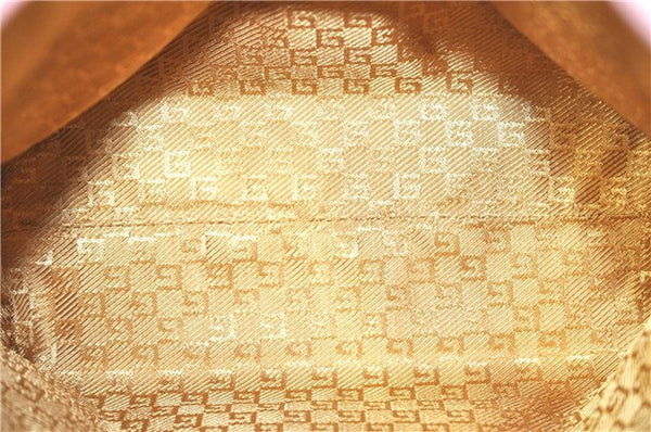 Authentic GUCCI Shoulder Hand Bag Purse Suede Leather 0013386 Pink J9598