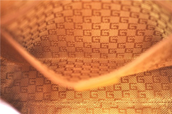 Authentic GUCCI Shoulder Hand Bag Purse Suede Leather 0013386 Pink J9598