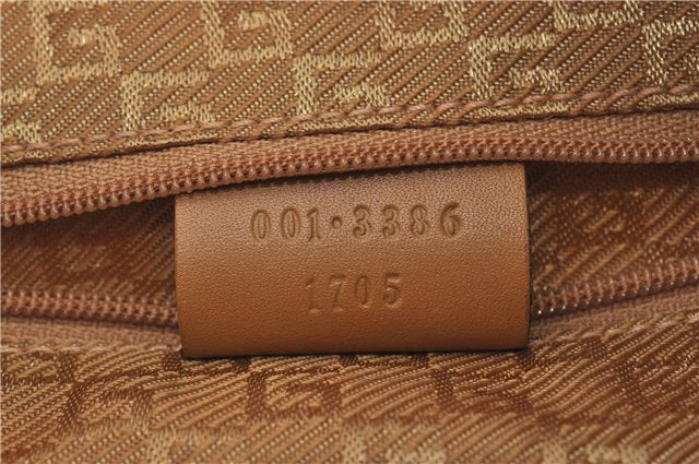 Authentic GUCCI Shoulder Hand Bag Purse Suede Leather 0013386 Pink J9598