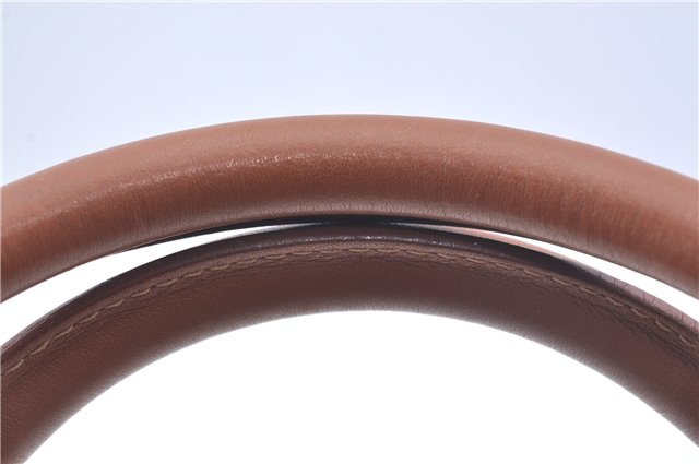 Authentic GUCCI Micro GG Boston Hand Bag Purse PVC Leather Gray Junk J9604