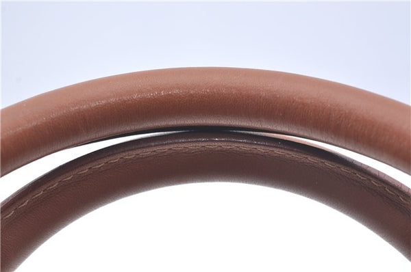 Authentic GUCCI Micro GG Boston Hand Bag Purse PVC Leather Gray Junk J9604