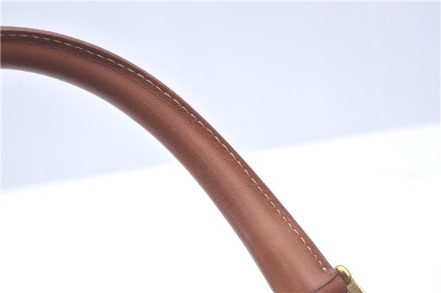 Authentic GUCCI Micro GG Boston Hand Bag Purse PVC Leather Gray Junk J9604