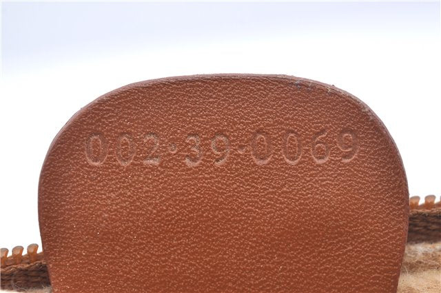 Authentic GUCCI Micro GG Boston Hand Bag Purse PVC Leather Gray Junk J9604