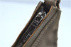 Authentic GUCCI Shoulder Hand Bag Purse Nylon Leather 000602 Beige Gray J9605