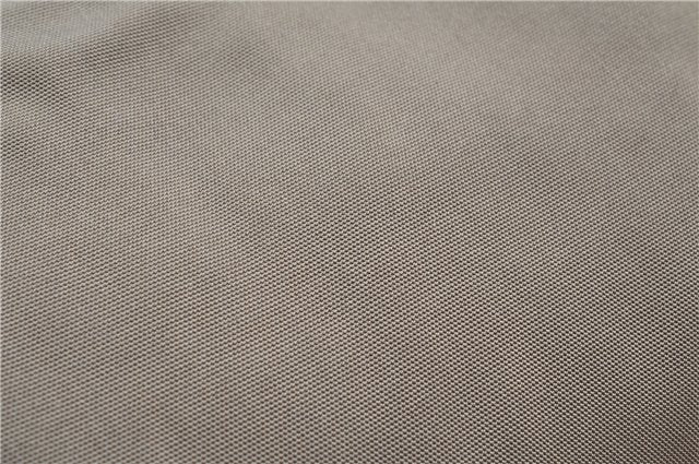 Authentic GUCCI Shoulder Hand Bag Purse Nylon Leather 000602 Beige Gray J9605