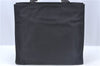 Authentic GUCCI Hand Bag Purse Nylon 0021025 Black J9606