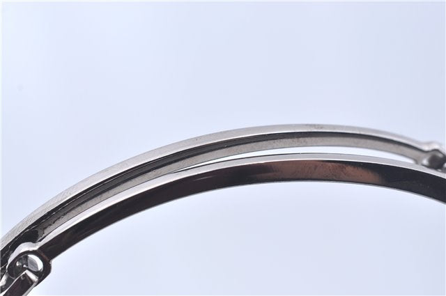 Authentic GUCCI Hand Bag Purse Nylon 0021025 Black J9606