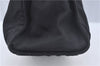 Authentic GUCCI Hand Bag Purse Nylon 0021025 Black J9606