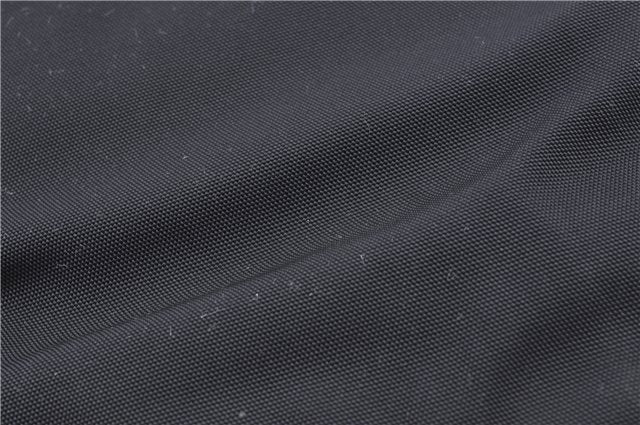 Authentic GUCCI Hand Bag Purse Nylon 0021025 Black J9606