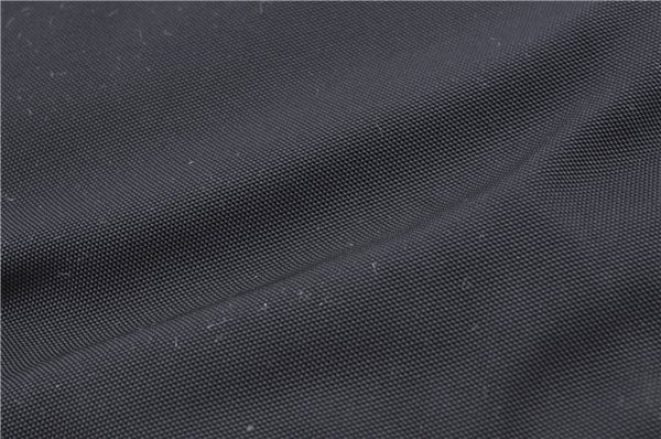 Authentic GUCCI Hand Bag Purse Nylon 0021025 Black J9606