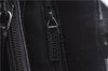 Authentic GUCCI Hand Bag Purse Nylon 0021025 Black J9606