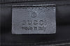 Authentic GUCCI Hand Bag Purse Nylon 0021025 Black J9606