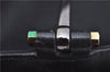 Authentic GUCCI Hand Bag Purse Nylon 0021025 Black J9606