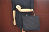 Authentic GUCCI Hand Bag Purse Nylon 0021025 Black J9606