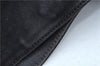 Authentic GUCCI Bamboo 2Way Shoulder Hand Bag Suede Leather Black Junk J9609