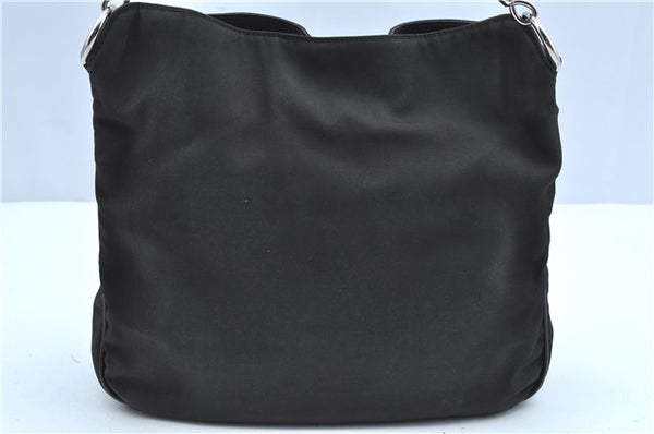 Authentic GUCCI Bamboo 2Way Shoulder Bag Nylon Leather 0011638 Khaki Green J9610