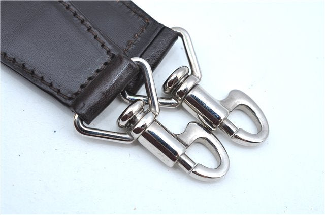 Authentic GUCCI Bamboo 2Way Shoulder Bag Nylon Leather 0011638 Khaki Green J9610