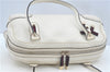 Authentic GUCCI SherryLine Princy Ribbon Shoulder Bag Leather 161720 Ivory J9613