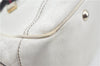 Authentic GUCCI SherryLine Princy Ribbon Shoulder Bag Leather 161720 Ivory J9613