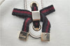 Authentic GUCCI SherryLine Princy Ribbon Shoulder Bag Leather 161720 Ivory J9613