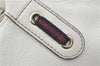 Authentic GUCCI SherryLine Princy Ribbon Shoulder Bag Leather 161720 Ivory J9613