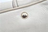Authentic GUCCI SherryLine Princy Ribbon Shoulder Bag Leather 161720 Ivory J9613