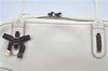 Authentic GUCCI SherryLine Princy Ribbon Shoulder Bag Leather 161720 Ivory J9613