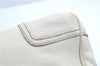 Authentic GUCCI SherryLine Princy Ribbon Shoulder Bag Leather 161720 Ivory J9613