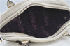 Authentic GUCCI SherryLine Princy Ribbon Shoulder Bag Leather 161720 Ivory J9613