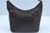Authentic GUCCI Vintage Bamboo Shoulder Bag Purse Leather 0000531 Brown J9615