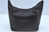 Authentic GUCCI Vintage Bamboo Shoulder Bag Purse Leather 0000531 Brown J9615