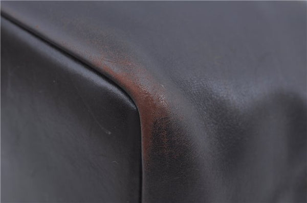 Authentic GUCCI Vintage Bamboo Shoulder Bag Purse Leather 0000531 Brown J9615