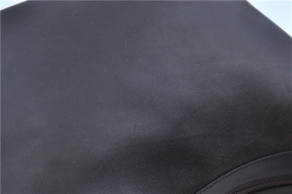 Authentic GUCCI Vintage Bamboo Shoulder Bag Purse Leather 0000531 Brown J9615