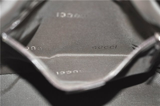 Authentic GUCCI Vintage Bamboo Shoulder Bag Purse Leather 0000531 Brown J9615