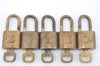 Authentic Louis Vuitton Padlock & Keys 10Set LV J9616