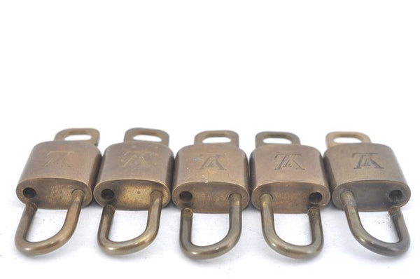 Authentic Louis Vuitton Padlock & Keys 10Set LV J9616