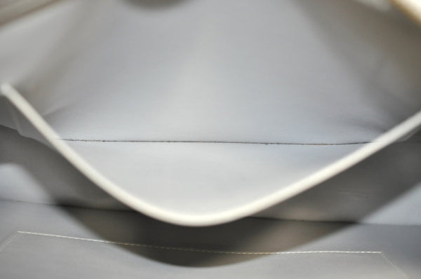 Auth Louis Vuitton Vernis Columbus Shoulder Tote Bag Light Green LV Junk J9617