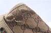 Authentic GUCCI Sherry Line Princy Ribbon Tote Bag GG Canvas 163805 Brown J9624