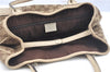 Authentic GUCCI Sherry Line Princy Ribbon Tote Bag GG Canvas 163805 Brown J9624