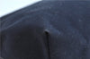 Authentic FENDI Vintage Shoulder Hand Bag Purse Canvas Leather Navy Blue J9628