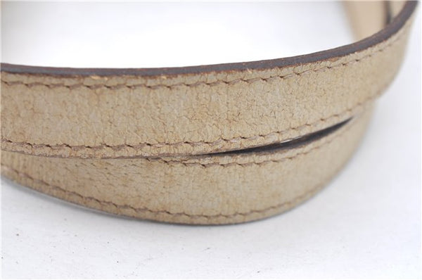 Authentic GUCCI Eclipse Hand Tote Bag GG Canvas Leather 120844 Brown Ivory J9633