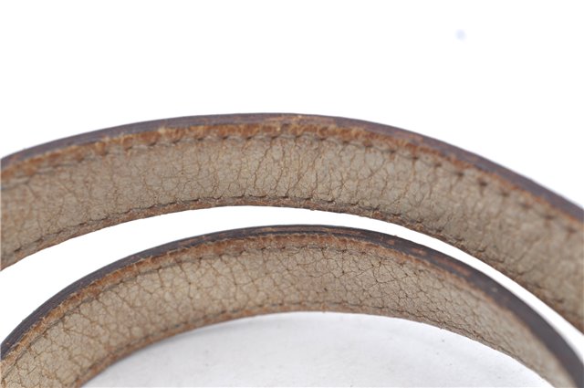 Authentic GUCCI Eclipse Hand Tote Bag GG Canvas Leather 120844 Brown Ivory J9633