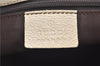 Authentic GUCCI Eclipse Hand Tote Bag GG Canvas Leather 120844 Brown Ivory J9633