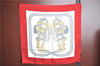 Authentic HERMES Carre 90 Scarf "BRIDES de GALA par" Silk Red Box J9636