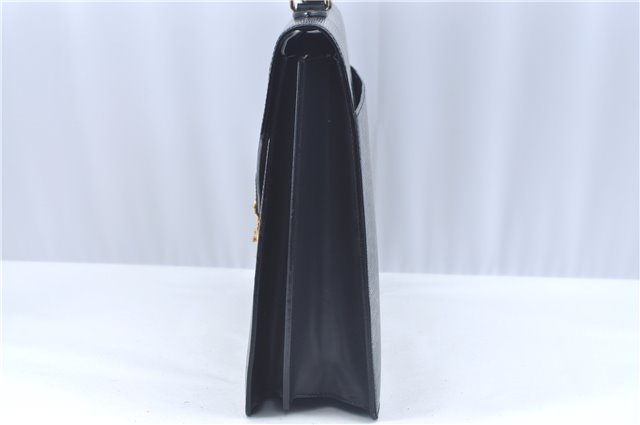 Authentic Louis Vuitton Epi Serviette Ambassadeur Black M54412 Briefcase J9639