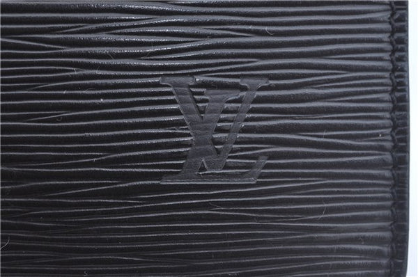 Authentic Louis Vuitton Epi Serviette Ambassadeur Black M54412 Briefcase J9639