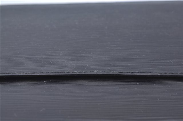 Authentic Louis Vuitton Epi Serviette Ambassadeur Black M54412 Briefcase J9639