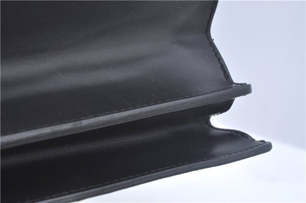 Authentic Louis Vuitton Epi Serviette Ambassadeur Black M54412 Briefcase J9639