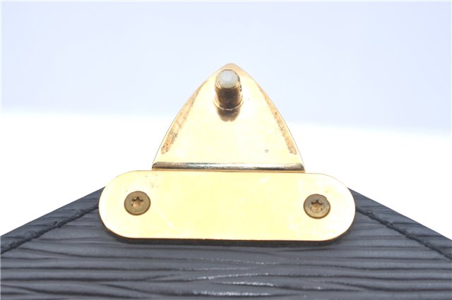 Authentic Louis Vuitton Epi Serviette Ambassadeur Black M54412 Briefcase J9639